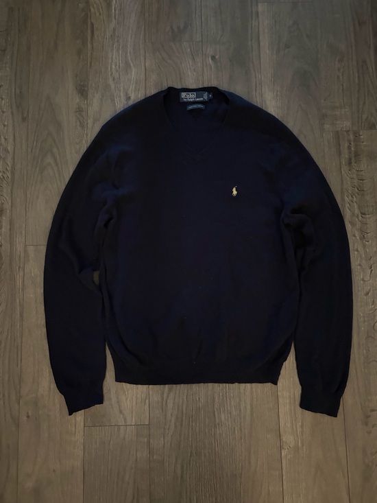 Polo Ralph Lauren Other - Polo by Ralph Lauren Navy puma cotton Sweater with Gold Pony